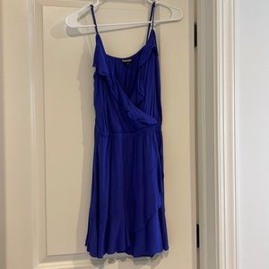 Express Summer purple dress size S- ruffle sleeveless
